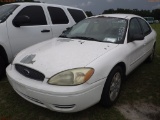 7-10237 (Cars-Sedan 4D)  Seller: Florida State H.S.M.V.-D.A.S. 2006 FORD TAURUS