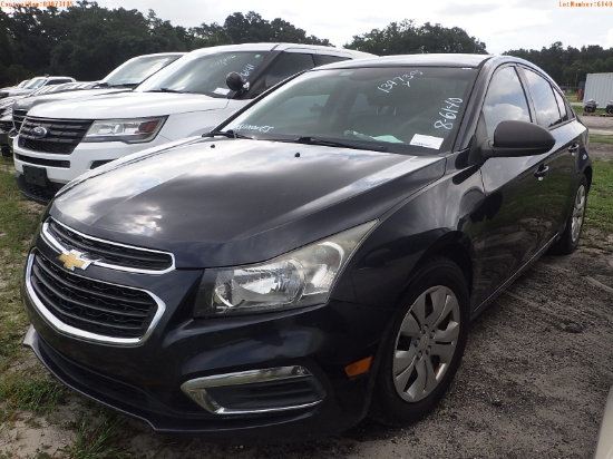 8-06140 (Cars-Sedan 4D)  Seller: Florida State B.P.R. 2015 CHEV CRUZE