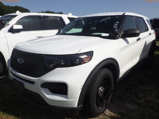 8-06247 (Cars-SUV 4D)  Seller: Gov-Hillsborough County Sheriffs 2020 FORD EXPLOR