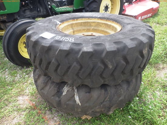10-01158 (Equip.-Parts & accs.)  Seller:Private/Dealer (2) USED TRACTOR TIRES ON