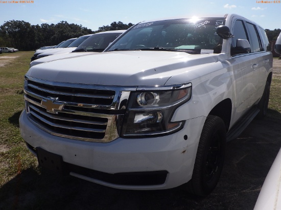 10-06121 (Cars-SUV 4D)  Seller: Gov-Hillsborough County Sheriffs 2020 CHEV TAHOE
