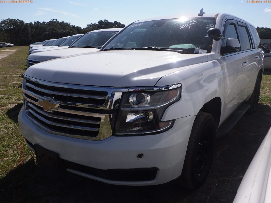 10-06116 (Cars-SUV 4D)  Seller: Gov-Hillsborough County Sheriffs 2020 CHEV TAHOE