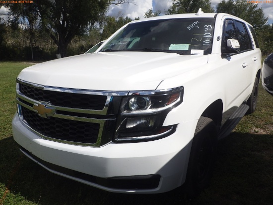 10-10143 (Cars-SUV 4D)  Seller: Gov-Sarasota County Sheriffs Dept 2017 CHEV TAHO