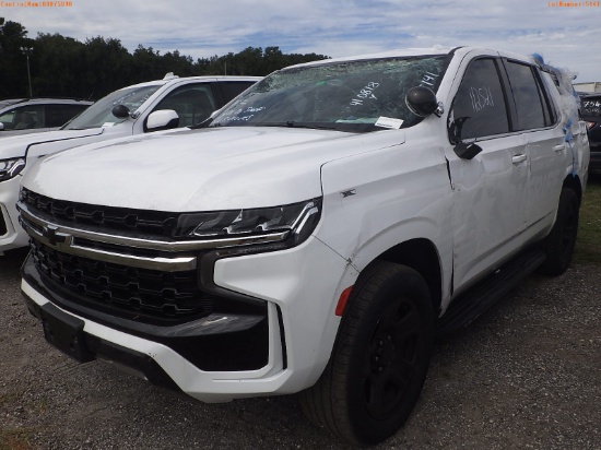 10-05141 (Cars-SUV 4D)  Seller: Gov-Hillsborough County Sheriffs 2021 CHEV TAHOE