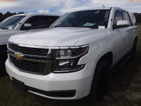 10-10222 (Cars-SUV 4D)  Seller: Gov-Sarasota County Sheriffs Dept 2018 CHEV TAHO