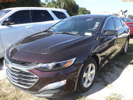 11-06268 (Cars-Sedan 4D)  Seller: Gov-Hillsborough County Sheriffs 2020 CHEV MAL