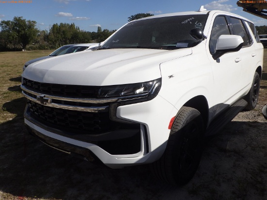 11-10115 (Cars-SUV 4D)  Seller: Gov-Hillsborough County Sheriffs 2021 CHEV TAHOE