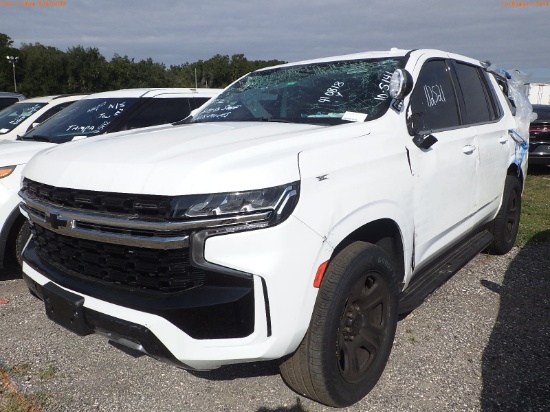 11-05141 (Cars-SUV 4D)  Seller: Gov-Hillsborough County Sheriffs 2021 CHEV TAHOE