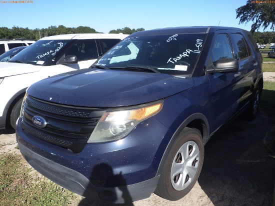 11-05119 (Cars-SUV 4D)  Seller: Gov-Orange County Sheriffs Office 2014 FORD EXPL