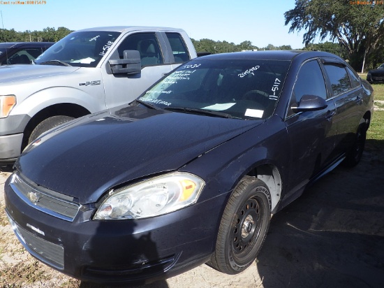 11-05117 (Cars-Sedan 4D)  Seller: Gov-Orange County Sheriffs Office 2010 CHEV IM