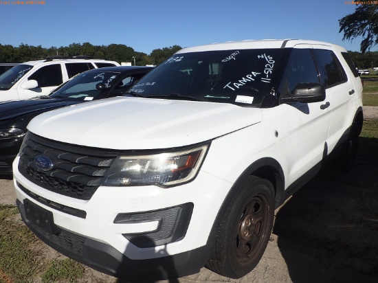11-05120 (Cars-SUV 4D)  Seller: Gov-Orange County Sheriffs Office 2016 FORD EXPL