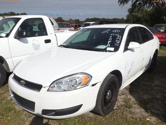 11-06225 (Cars-Sedan 4D)  Seller: Gov-Orange County Sheriffs Office 2014 CHEV IM