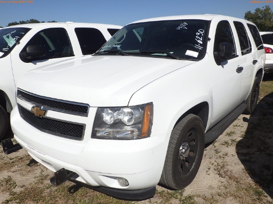 11-06230 (Cars-SUV 4D)  Seller: Gov-Manatee County Sheriffs Offic 2014 CHEV TAHO