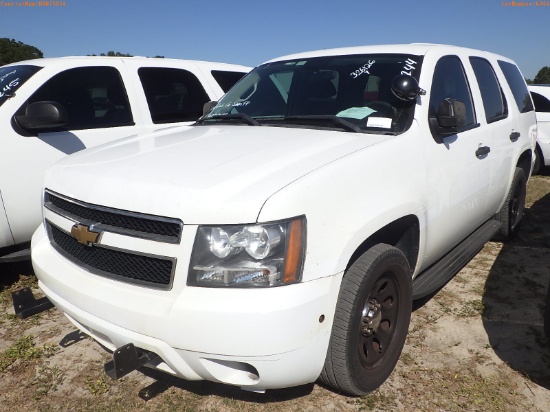 11-06244 (Cars-SUV 4D)  Seller: Gov-Pinellas County Sheriffs Ofc 2013 CHEV TAHOE