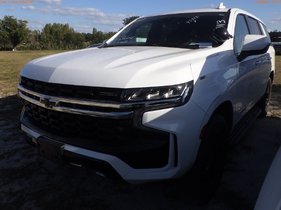 11-10113 (Cars-SUV 4D)  Seller: Gov-Hillsborough County Sheriffs 2021 CHEV TAHOE