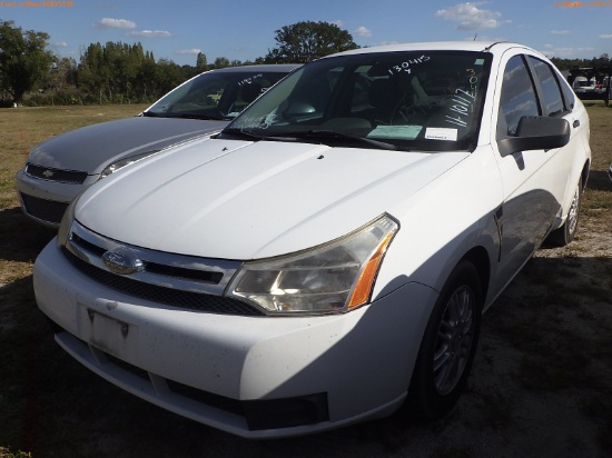 11-10117 (Cars-Sedan 4D)  Seller: Florida State D.O.T. 2008 FORD FOCUS