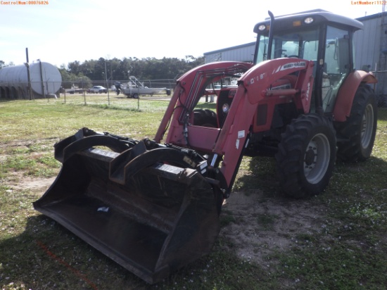 12-01122 (Equip.-Tractor)  Seller: Florida State F.W.C. MASSEY FERGUSON 596 ENCL