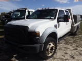 12-09110 (Trucks-Flatbed)  Seller: Florida State A.C.S. 2008 FORD F550