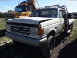 12-09115 (Trucks-Flatbed)  Seller: Florida State D.E.P. 1991 FORD F350