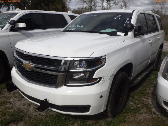 2-06211 (Cars-SUV 4D)  Seller: Gov-Pinellas County Sheriffs Ofc 2017 CHEV TAHOE
