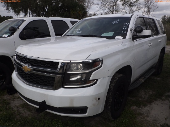 2-06212 (Cars-SUV 4D)  Seller: Gov-Pinellas County Sheriffs Ofc 2016 CHEV TAHOE