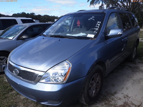 2-06223 (Cars-Wagon 4D)  Seller: Florida State F.H.P. 2012 KIA SEDONA