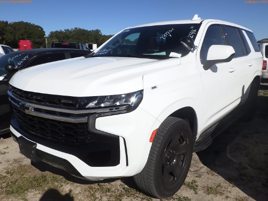 2-06244 (Cars-SUV 4D)  Seller: Gov-Hillsborough County Sheriffs 2021 CHEV TAHOE