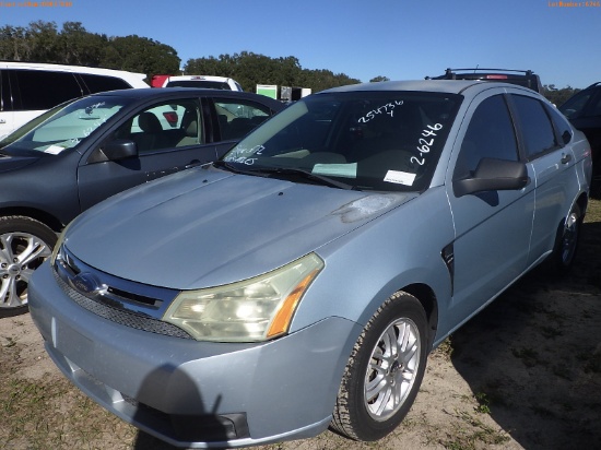 2-06246 (Cars-Sedan 4D)  Seller: Florida State B.P.R. 2008 FORD FOCUS