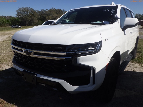 3-06132 (Cars-SUV 4D)  Seller: Gov-Hillsborough County Sheriffs 2021 CHEV TAHOE