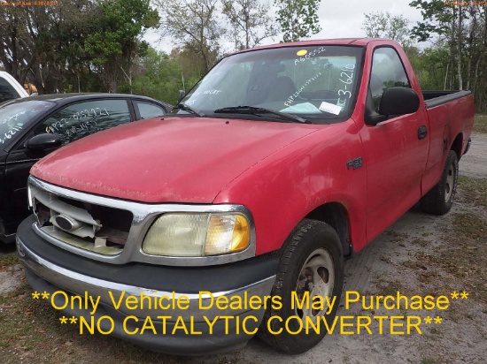 3-06210 (Trucks-Pickup 2D)  Seller: Florida State F.H.P. 2003 FORD F150