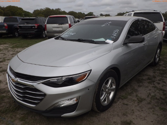 3-06230 (Cars-Sedan 4D)  Seller: Gov-Hillsborough County Sheriffs 2021 CHEV MALI