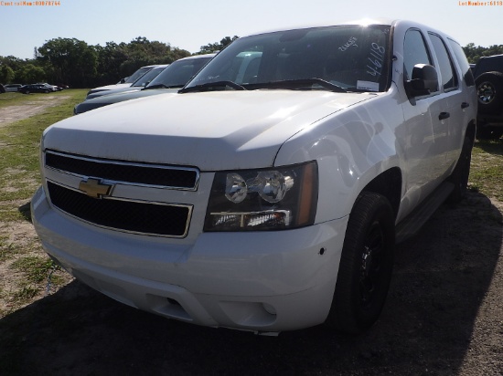 4-06118 (Cars-SUV 4D)  Seller: Gov-Alachua County Sheriffs Offic 2013 CHEV TAHOE