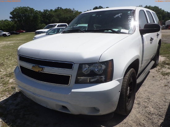 4-06134 (Cars-SUV 4D)  Seller: Gov-Alachua County Sheriffs Offic 2013 CHEV TAHOE