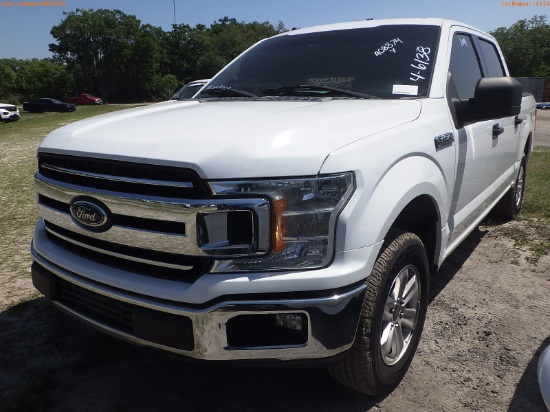 4-06138 (Trucks-Pickup 4D)  Seller: Florida State F.D.L.E. 2018 FORD F150