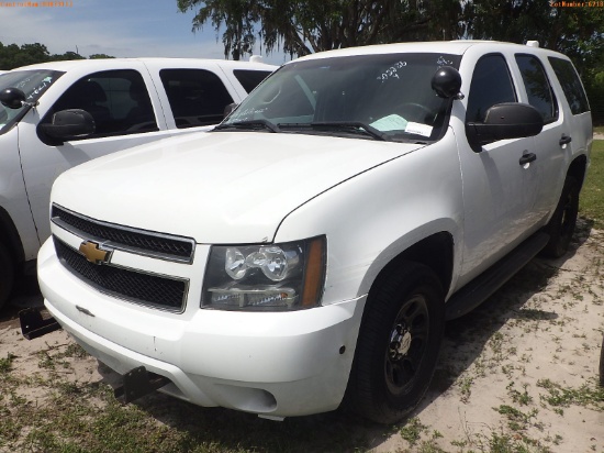 4-06218 (Cars-SUV 4D)  Seller: Gov-Pinellas County Sheriffs Ofc 2012 CHEV TAHOE
