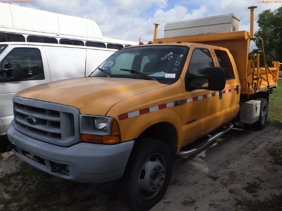 4-08211 (Trucks-Dump)  Seller: Florida State D.O.T. 2000 FORD F550