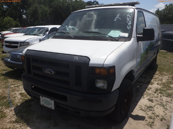 5-06157 (Trucks-Van Cargo)  Seller: Gov-City Of Clearwater 2013 FORD E150