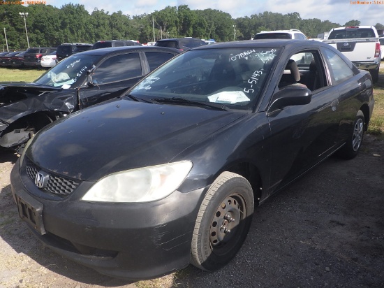 5-05143 (Cars-Hatchback 2D)  Seller:Private/Dealer 2004 HOND CIVIC