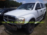 5-10250 (Cars-SUV 4D)  Seller: Gov-Port Richey Police Department 2006 DODG DURAN
