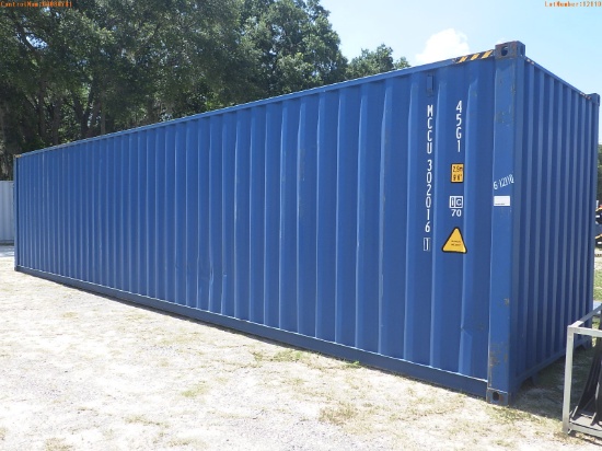 6-12110 (Equip.-Container)  Seller:Private/Dealer 40 FOOT METAL SHIPPING CONTAIN