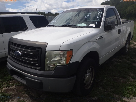 7-10245 (Trucks-Pickup 2D)  Seller: Gov-Pinellas County BOCC 2013 FORD F150