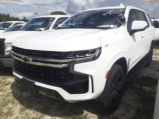 7-11111 (Cars-SUV 4D)  Seller: Gov-Hillsborough County Sheriffs 2021 CHEV TAHOE