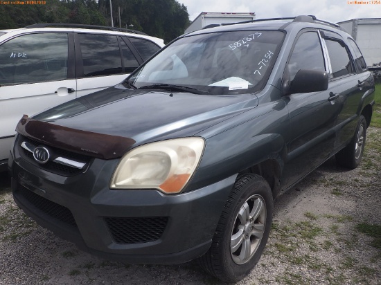 7-07254 (Cars-SUV 4D)  Seller:Private/Dealer 2009 KIA SPORTAGE