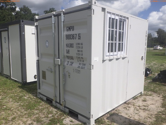 7-12320 (Equip.-Container)  Seller:Private/Dealer 8 FOOT METAL SHIPPING CONTAINE