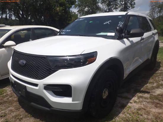 8-06212 (Cars-SUV 4D)  Seller: Gov-Hillsborough County Sheriffs 2022 FORD EXPLOR