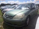 8-07119 (Cars-Sedan 4D)  Seller:Private/Dealer 2004 HOND CIVIC