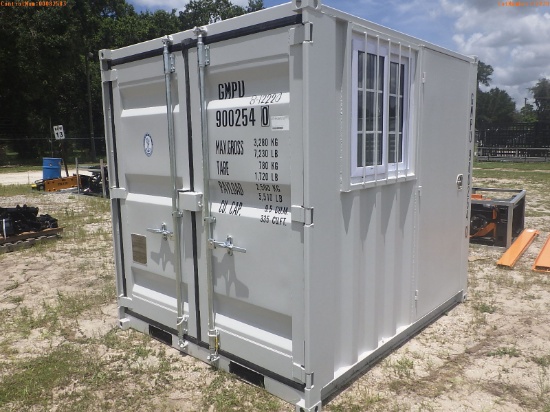 8-12220 (Equip.-Container)  Seller:Private/Dealer 8 FOOT METAL SHIPPING CONTAINE