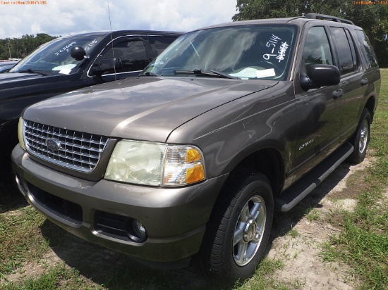 9-05114 (Cars-SUV 4D)  Seller:Private/Dealer 2004 FORD EXPLORER
