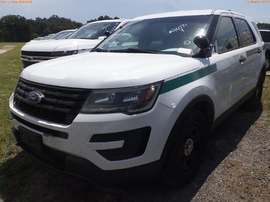 9-06116 (Cars-SUV 4D)  Seller: Gov-Sumter County Sheriffs Office 2018 FORD EXPLO