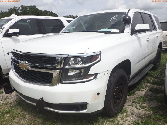 9-06256 (Cars-SUV 4D)  Seller: Gov-Pinellas County Sheriffs Ofc 2017 CHEV TAHOE